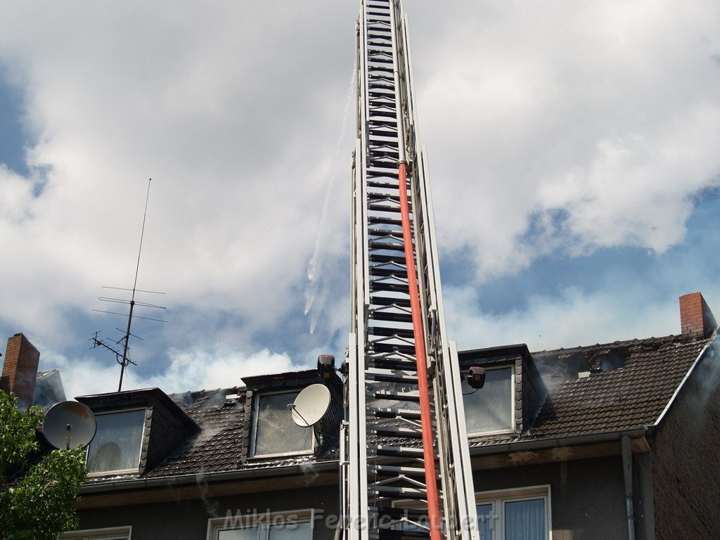 Dachstuhlbrand Koeln Kalk Kalker Hauptstr   P016.JPG